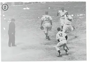 Frankie Crosetti Prints: 1953 Yankees Running on Field
