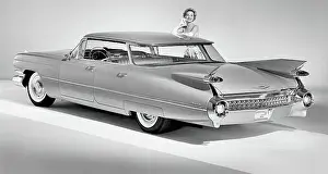 1959 Cadillac Sedan Deville Featuring Tail Fins