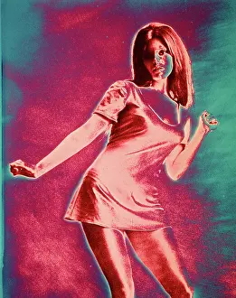 One Person Only Prints: 1960s GIRL WOMAN SHORT