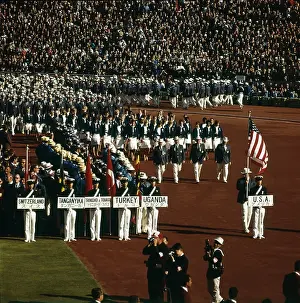 Crowds Prints: The 1964 Tokyo Olympic Opening Ceremony