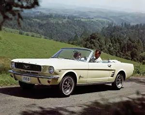 Ford Mustang Prints: 1966 Ford Mustang Convertible