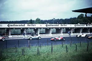 Prints of The 1966 German Grand Prix at the Nürburgring Nordschleife in Nürburg, Germany, 7th August 1966. (Photo by Archive Photos/Getty Images) Legends of the Track: 1966 German Grand Prix