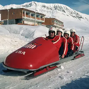 Grenoble Prints: 1968 USA Bobsled Team