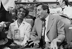 Prints of American politician Shirley Chisholm (1924-2005), member of the United States House of Representatives from New York's 12th district (and the first Black woman elected to the United States Congress) Unbought and Unbossed: The Trailblazing Legacy of Shirley Chisholm: 1980 Democratic National Convention