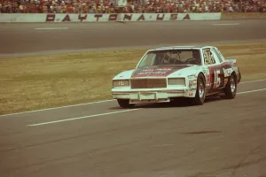 Prints of Nascar driver David Pearson races in his #16 Chevy Monte Carlo at the Daytona Motor Speedway on February 15, 1981 in Daytona, Florida. (Photo by SPX/Diamond Images/Getty Images) Chasing Speed: Motorsport in Motion: 1981 Daytona 500