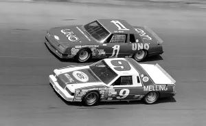 Prints of DAYTONA BEACH, FL - FEBRUARY 1983 Full Throttle At Daytona Beach Prints: 1983 Daytona 500