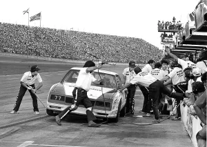 Prints of DAYTONA BEACH, FLORIDA - FEBRUARY 1984 Chasing Speed: Motorsport in Motion: 1984 Daytona 500