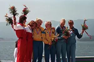 Huty31930 Prints: 1984 Summer Olympics - Kayaking - Women's K-2 500 Metres