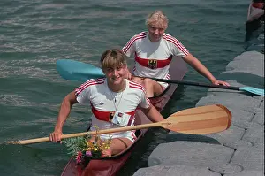Huty31930 Prints: 1984 Summer Olympics - Kayaking - Women's K-2 500 Metres