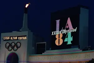 Huty31929 Prints: 1984 Summer Olympics - Los Angeles Memorial Coliseum