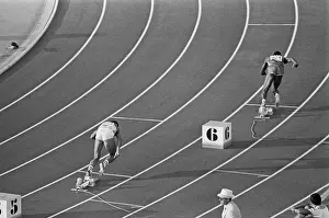 Huty31927 Prints: 1984 Summer Olympics - Men's 400 Metres Hurdles Final