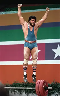 Huty31930 Prints: 1984 Summer Olympics - Super Heavyweight Weightlifting