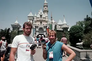Huty31930 Prints: 1984 Summer Olympics - West German Athletes Visit Disneyland