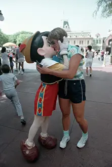 Huty31930 Prints: 1984 Summer Olympics - West German Athletes Visit Disneyland