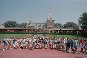 Huty31930 Prints: 1984 Summer Olympics - West German Athletes Visit Disneyland
