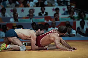 Huty31930 Prints: 1984 Summer Olympics - Wrestling - Men's Freestyle 74kg