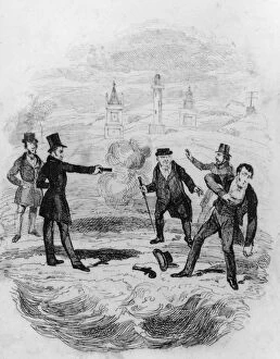 Images Dated 14th October 2005: 19th Century Duel