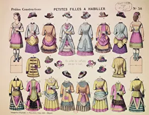 French Text Prints: 19th-Century French Paper Dolls