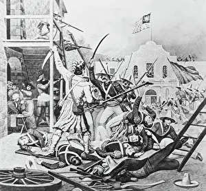 Dying Prints: 19th-Century Illustration of the Battle at the Alamo