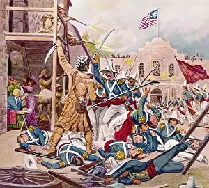 Dying Prints: 19th-Century Illustration of the Battle at the Alamo