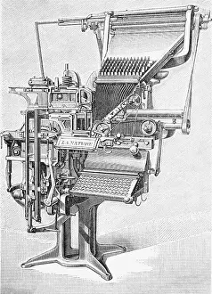 Confusion Prints: 19th Century Linotype Machine