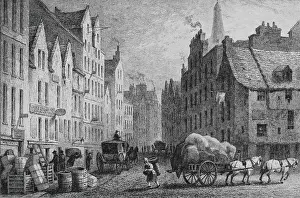 Quiet Prints: 19th Century Scene of Edinburgh