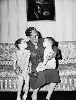 Grandchildren Prints: 1St Afro-American Named An American Mom