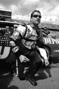 Prints of DAYTONA BEACH, FLORIDA - FEBRUARY 2003 Chasing Speed: Motorsport in Motion: 2003 Daytona 500