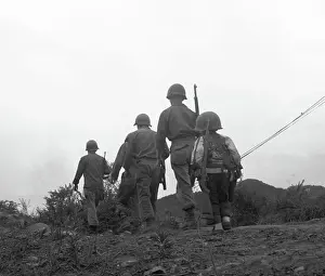 24th Infantry Division's Adopted Child Al Goes On Patrol