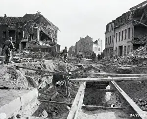 Krefeld Prints: 2Nd Armored Div.U.S. 9Th Army Thru Town