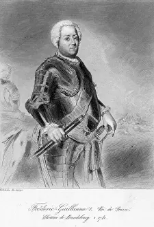 King Of Prussia Prints: 3/4 Length Portrait of Frederick I