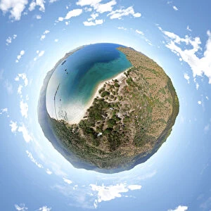 Turquoise Colored Collection: 360 Little Planet of Komodo National Park, Indonesia