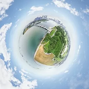 Images Dated 19th April 2017: 360' Little Planet of Marina East Park, Singapore