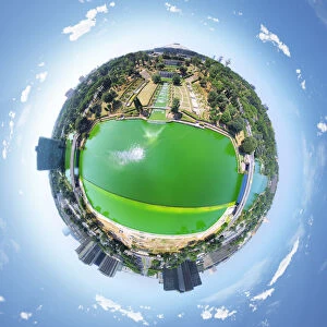 Images Dated 4th September 2015: 360A' Little Planet of Lago dell EUR, Italy