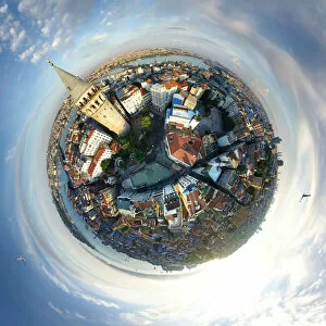 GlobalVision Communication Gallery: 360A┬░ View of Galata Tower, Istanbul