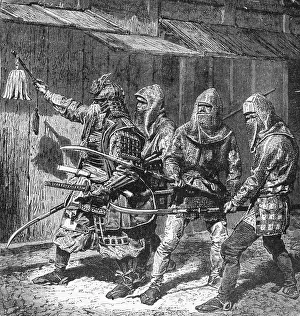 Armor Prints: 3Th Century Japanese Soldiers
