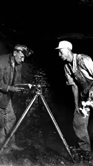 Prints of 521, adults, antique, black and white, caucasian, co-worker, coal mine, c, Vintage Black and White, 86539176 Stockbyte Prints: 521, adults, antique, black & white, caucasian, co-worker, coal mine, cropped, full-length