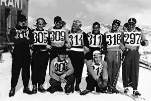 Prints of 522, adults, antique, black and white, caucasian, eye contact, full-leng, Vintage Black and White, 86540310 Stockbyte Prints: 522, adults, antique, black & white, caucasian, eye contact, full-length, group portrait