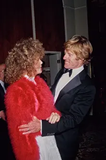 Prints of Eileen Brennan and Robert Redford during the 53rd Annual Academy Awards at Dorothy Chandler Pavilion in Los Angeles, California, US, 31st March 1981. (Photo by Michael Ochs Archives/Getty Images) Iconic Movie Star Prints (1920s–1970s): 53rd Annual Academy Awards