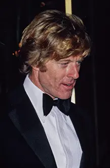 Prints of Actor Robert Redford during the 53rd Annual Academy Awards at Dorothy Chandler Pavilion in Los Angeles, California, US, 31st March 1981. (Photo by Michael Ochs Archives/Getty Images) Iconic Movie Star Prints (1920s–1970s): 53rd Annual Academy Awards