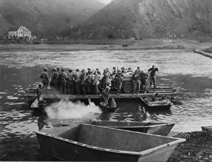 Arc0008042 Prints: 5th Division Troops On Assault Raft
