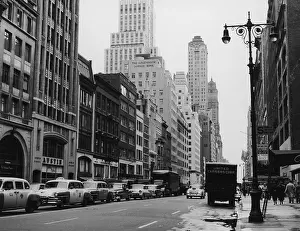 Street Scenes Prints: 5th & West 57th