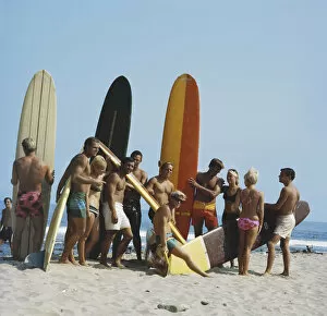Images Dated 4th July 2011: 60s Surfing Group