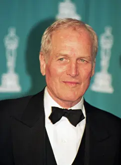 Prints of LOS ANGELES, CALIFORNIA - MAR27 : Paul Newman backstage at the Shrine Auditorium during the 67th Annual Academy Awards, March 27, 1995 in Los Angeles, California. (Photo by Bob Riha, Jr./Getty Images) Iconic Movie Star Prints (1920s–1970s): 67th Annual Academy Awards - 1995