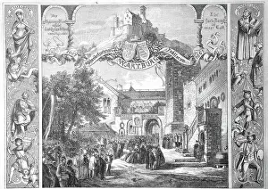 Castles Prints: 800th anniversary of Wartburg Castle