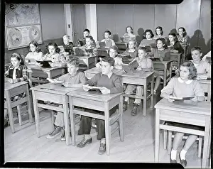 Pre Teen Girl Prints: 8th Grade Classroom