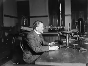 A. A. Michelson in Laboratory
