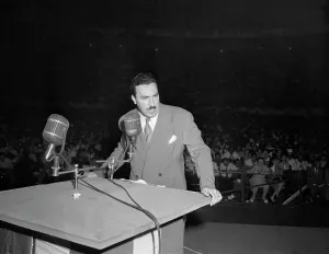Member Of Congress Prints: A. Clayton Powell W/Crowd In Background