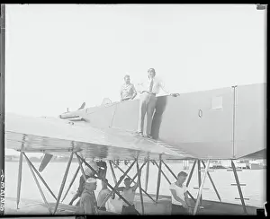 Fokker Prints: A. H. G Fokker and Assistants with Torpedo Airplane