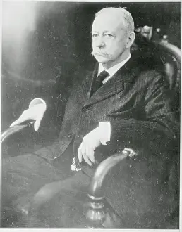 Cambridge Prints: A. Lawrence Lowell Posing in Chair